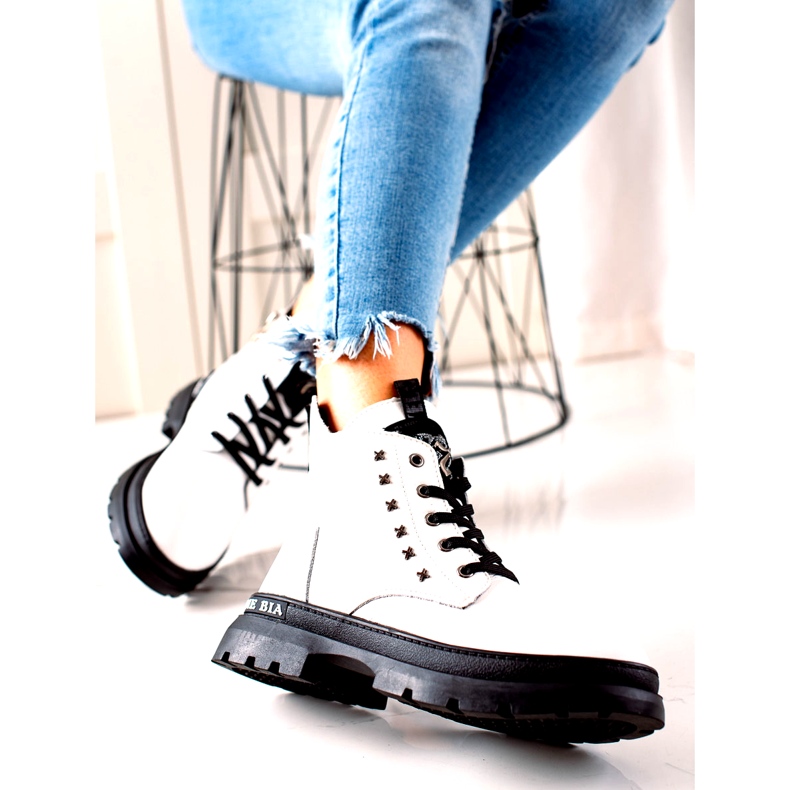 Weiße isolierte Stiefel Filippo DBT3063 / 21 WH 3