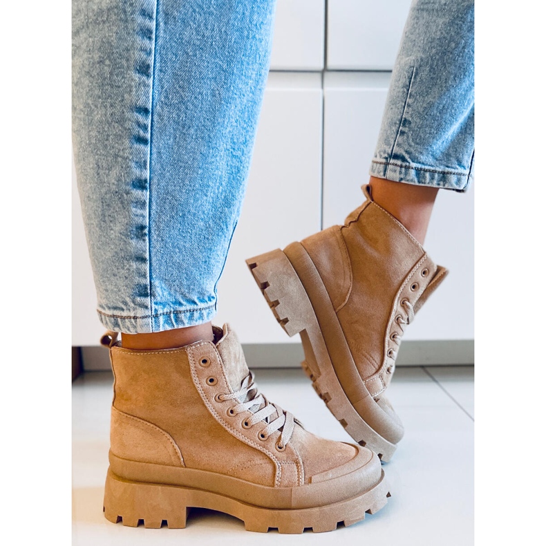 PA1 Baghra Khaki-Trekking-Sneaker beige 2