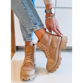 PA1 Baghra Khaki-Trekking-Sneaker beige 1