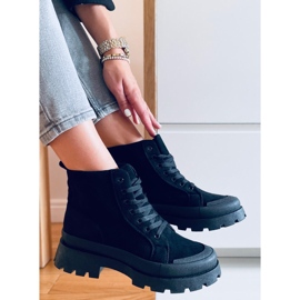 PA1 Baghra Schwarze Trekkingsneaker 1