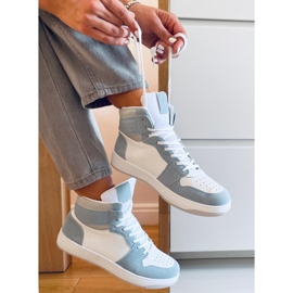 PA1 Knöchelhohe Turnschuhe in Dorcas Green weiß blau 1