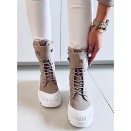 PA1 Knöchelturnschuhe von Pym in Khaki beige 1