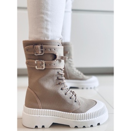 PA1 Knöchelturnschuhe von Pym in Khaki beige 2