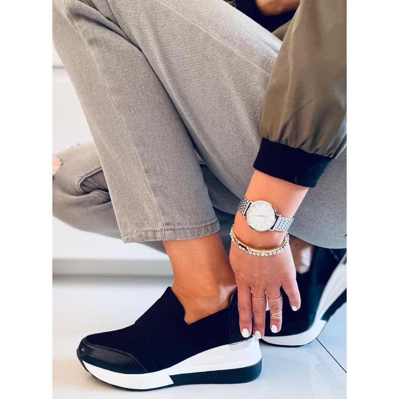 PA1 Keilschuhe Zelda Schwarz 1