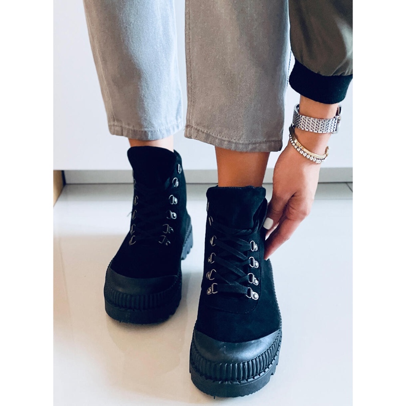 PA1 Malyen Schwarze Trekking-Sneaker 2