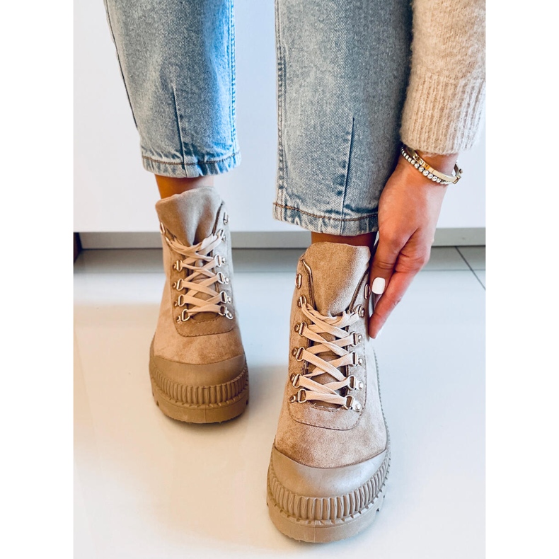 PA1 Malyen Khaki Trekking-Sneaker beige 1