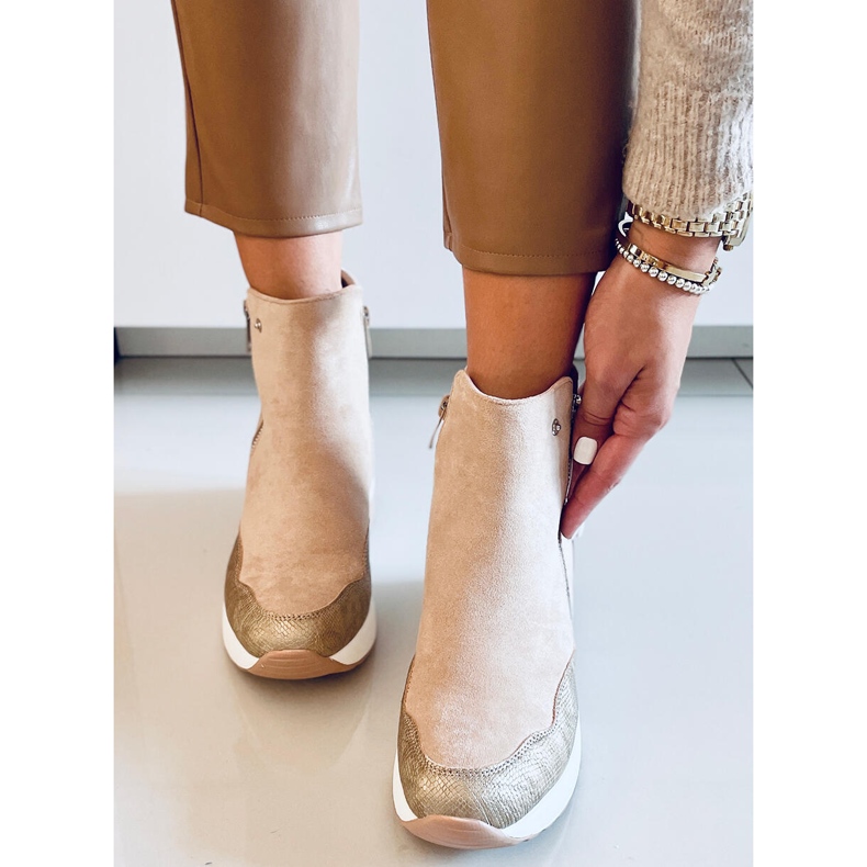 PA1 Keilstiefel Micah Beige 2