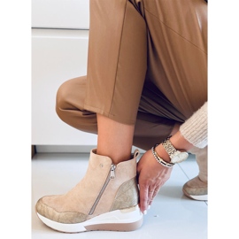 PA1 Keilstiefel Micah Beige 1