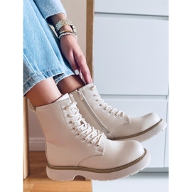 Potter Beige Wildlederstiefel 2