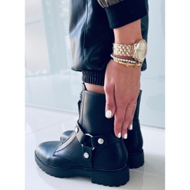 Flache Stiefel von Oliver Black schwarz 2