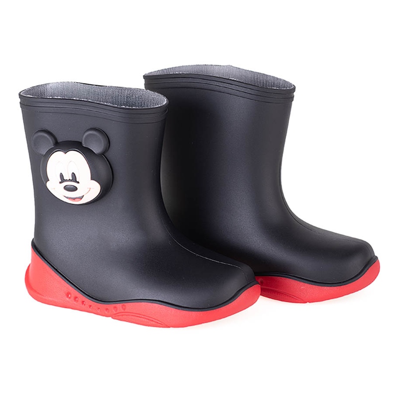 Shelovet schwarze Galoschen für Jungen 1