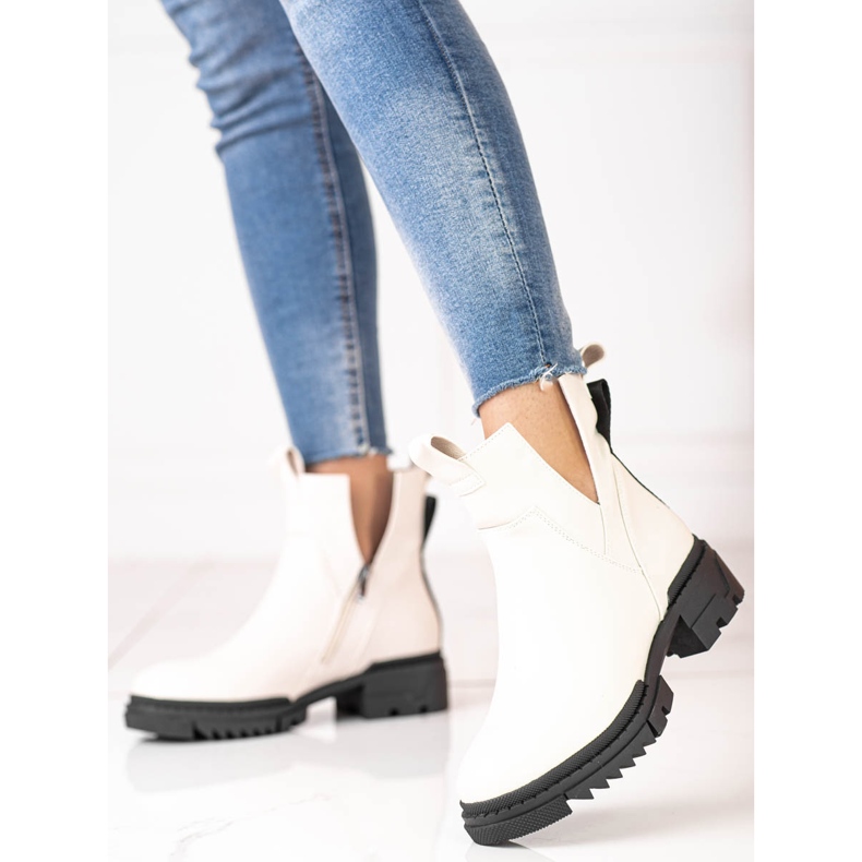 W. Potocki Cremefarbene Damentaschen mit Potocki-Ausschnitt mehrfarbig 1