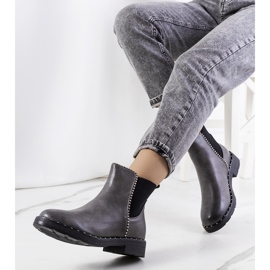 Graue Chelsea Boots von Luton 1