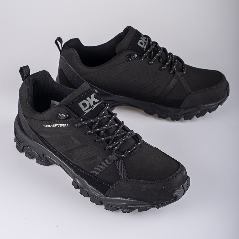 DK aqua Softshell Herren Trekkingschuhe schwarz 1