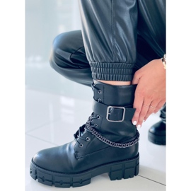 Militärstiefel Maude Black schwarz 2