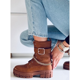 Militärstiefel von Maude Camel braun 2