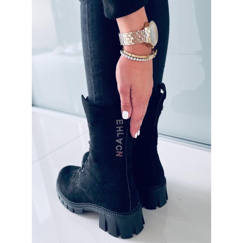 Arne Schwarze Schnürstiefel 2