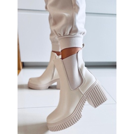 Chelsea-Stiefel Janet Beige 2