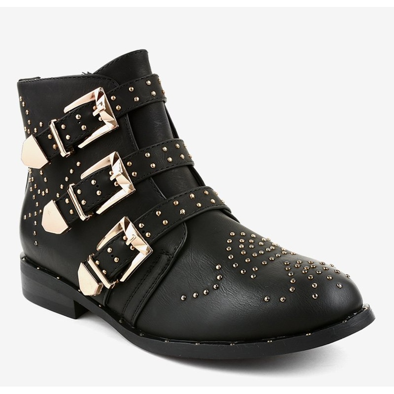 Schwarz isolierte Contreras-Stiefel 1