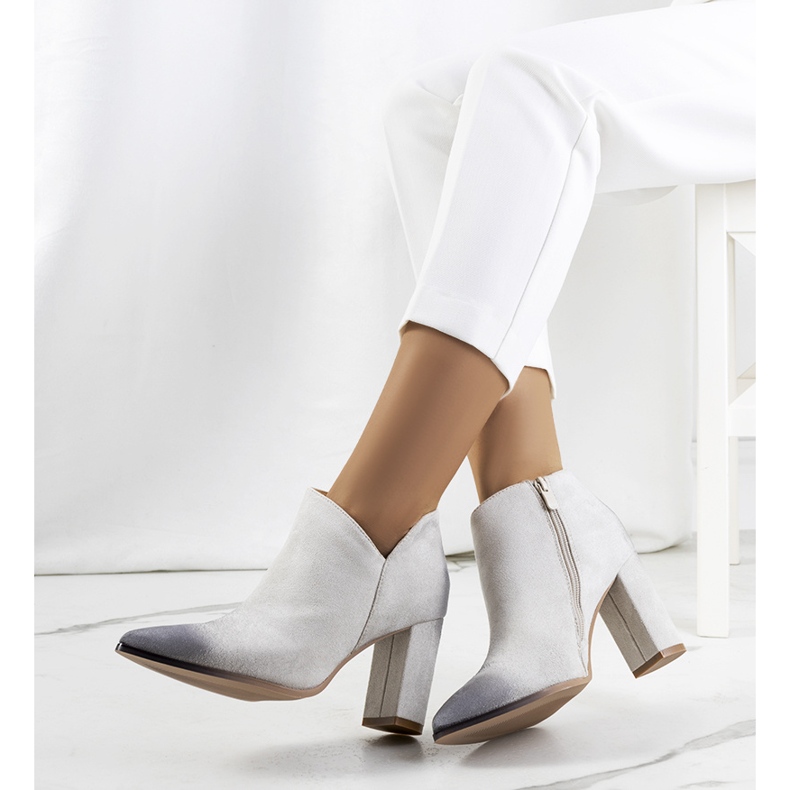 Zalfari graue Stiefel 1