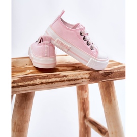 Kindermaterial Sneakers Big Star KK374072 Pink rosa 2