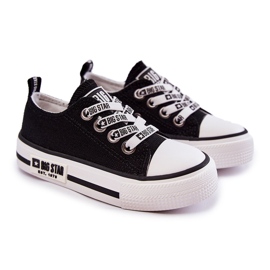 Kindermaterial Sneaker Big Star KK374069 Schwarz 2