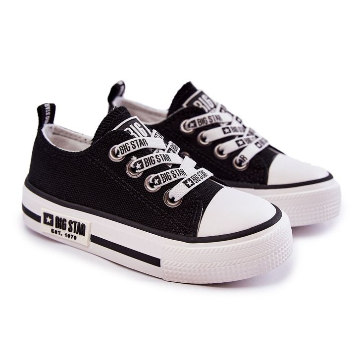 Kindermaterial Sneaker Big Star KK374069 Schwarz 2