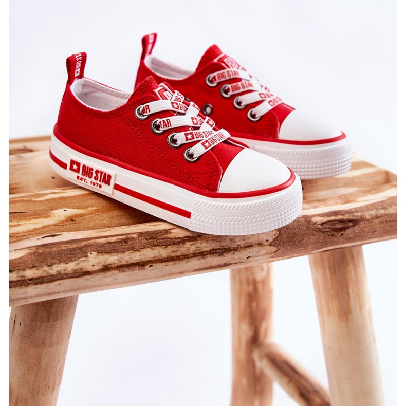 Kindermaterial Sneaker Big Star KK374071 Rot 1
