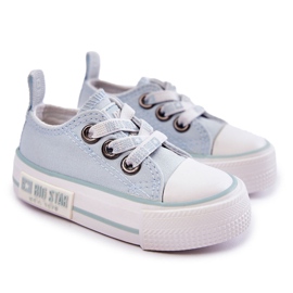 Kindermaterial Sneakers Big Star KK374053 Blau 6