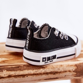 Kinder Stoffsneaker Big Star KK374049 Schwarz-Weiß 4