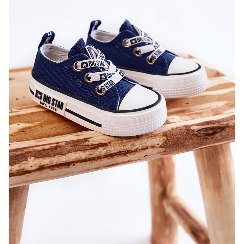 Kindermaterial Sneakers Big Star KK374050 Marineblau 1
