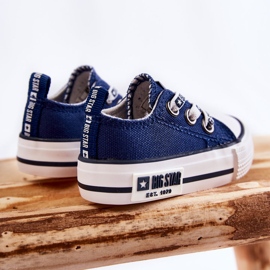 Kindermaterial Sneakers Big Star KK374050 Marineblau 5