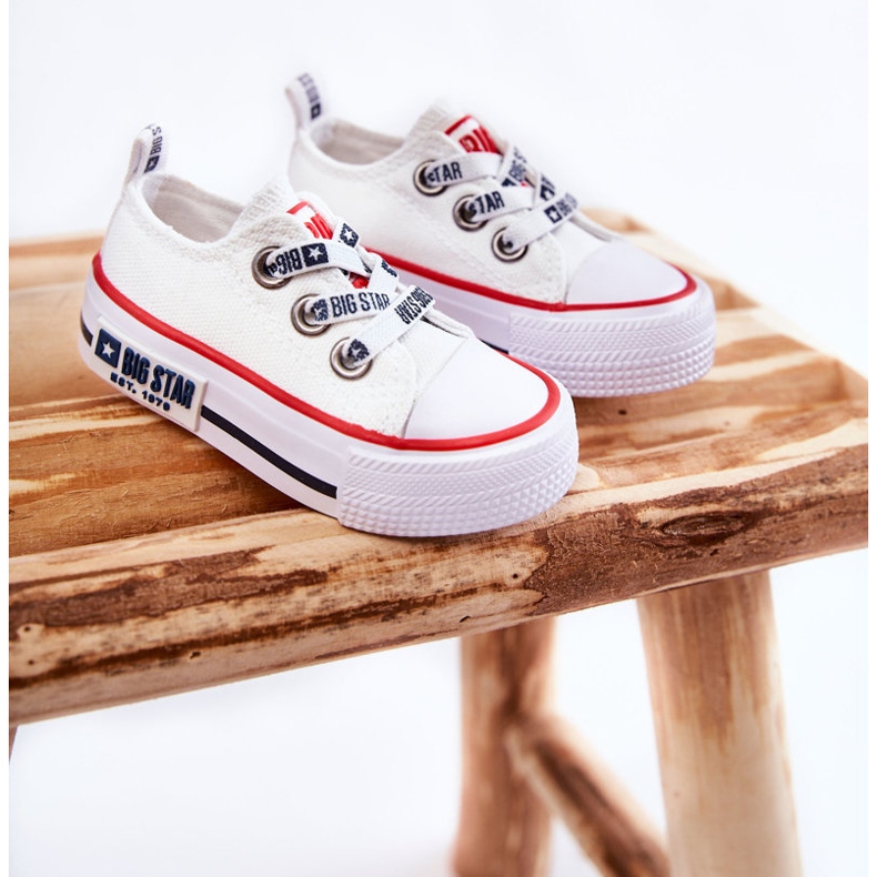 Kindermaterial Sneakers Big Star KK374048 Weiß 1