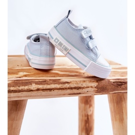 Kinder-Stoffturnschuhe mit Klettverschluss Big Star KK374078 Blau 4