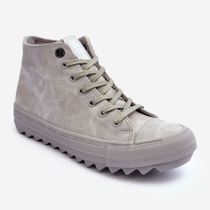 Damen Sneaker Big Star High Warm Grau GG274070 2