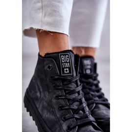 Damen Sneaker Big Star High Warmed Schwarz GG274069 2