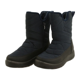 Evento Frauen Schneestiefel wasserfestes dunkelblau schwarz 4