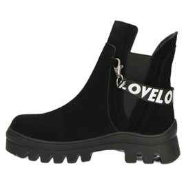 Slip-On-Stiefeletten aus Wildleder mit Dekoration Filippo DBT3927 Schwarz 3