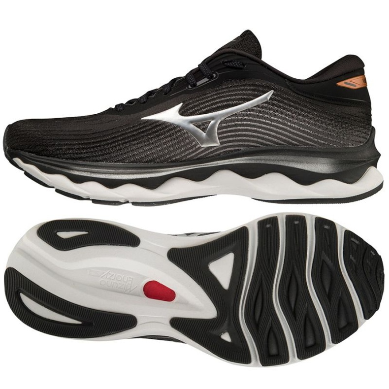 Mizuno Wave Sky 5 Laufschuhe J1GC210268 schwarz 1