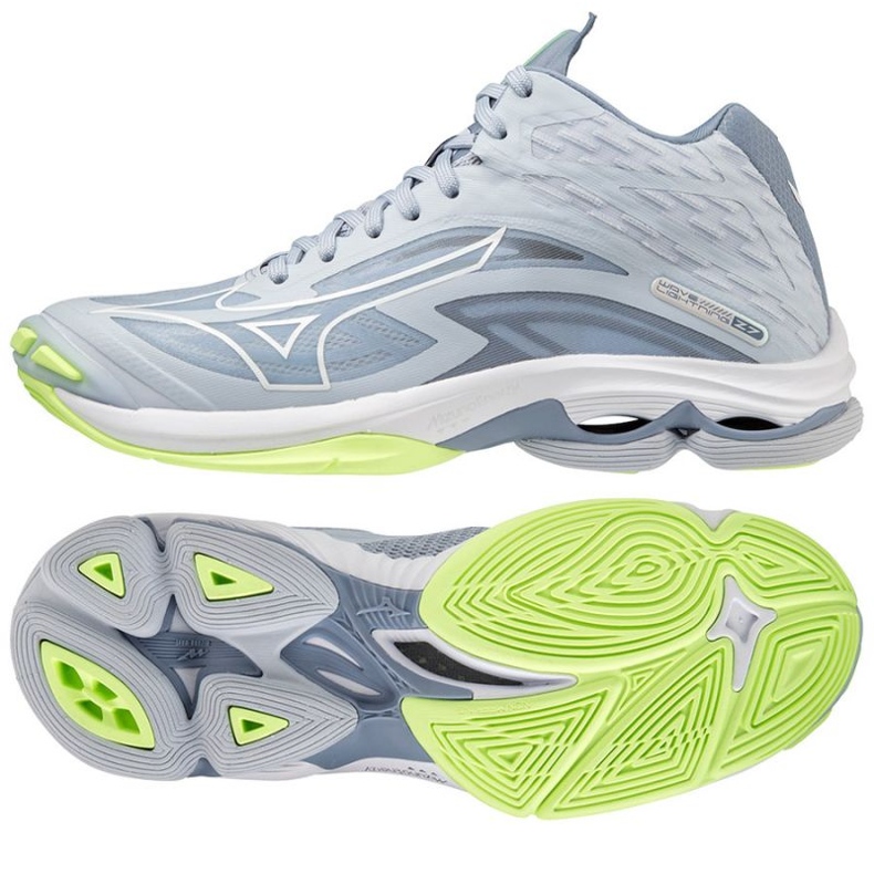 Mizuno Wave Lightning Z7 Mid W V1GC225002 Volleyballschuhe grau grautöne 1