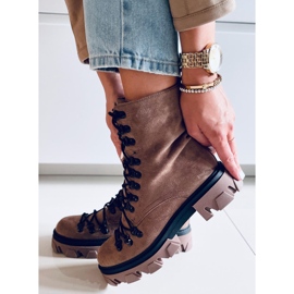 Conor Khaki Schnürstiefel braun 1