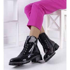 Schwarze Airedale-Stiefel 2