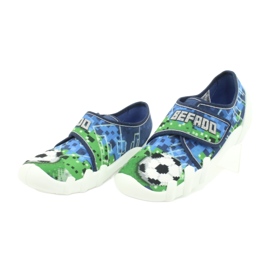 Befado Kinderschuhe 273Y291 blau grün 3