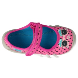 Befado Kinderhausschuhe Speedy 109N250 rosa 2