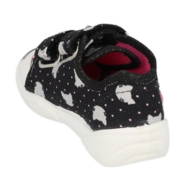 Befado Kinderschuhe 907P151 schwarz rosa 2