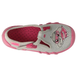 Befado Kinderschuhe Speedy 110N454 rosa silber- grau 2
