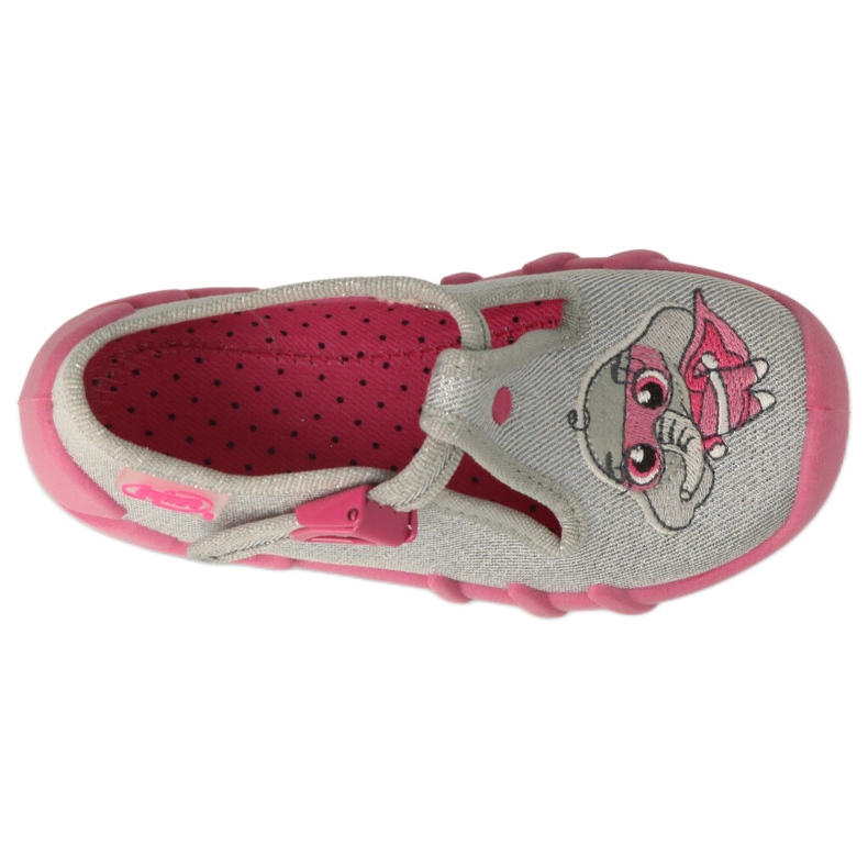 Befado Kinderschuhe Speedy 110N454 rosa silber- grau 2