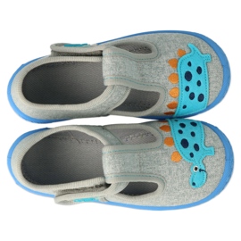 Befado Kinderschuhe 531P105 blau grau 1