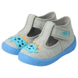 Befado Kinderschuhe 531P105 blau grau 3