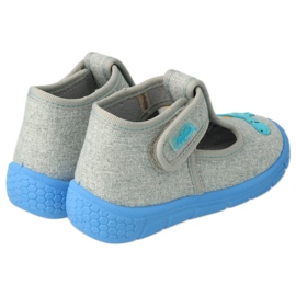 Befado Kinderschuhe 531P105 blau grau 4